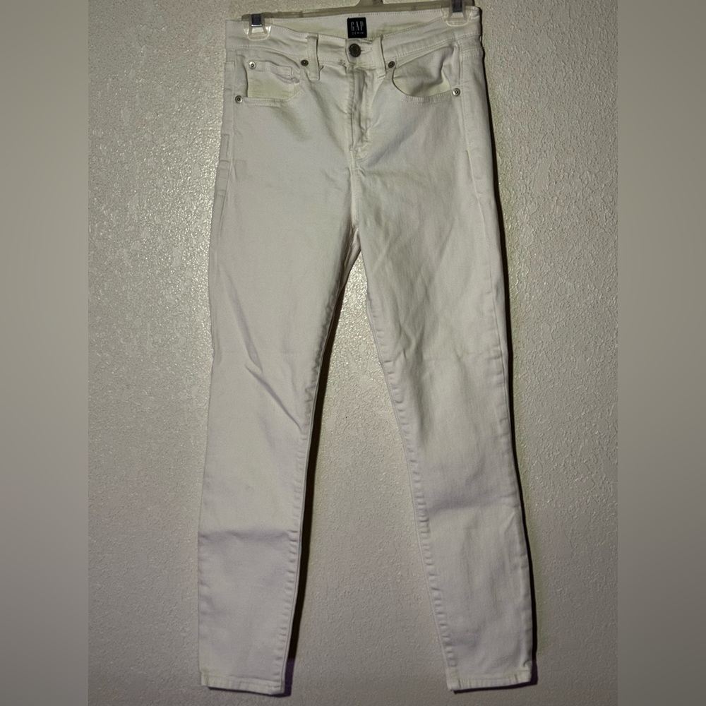 GAP White Women's Skinny Jeans Size 2 / 26R